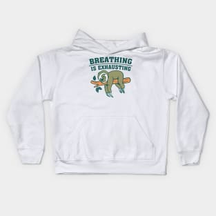 Funny Sloth Quote Kids Hoodie